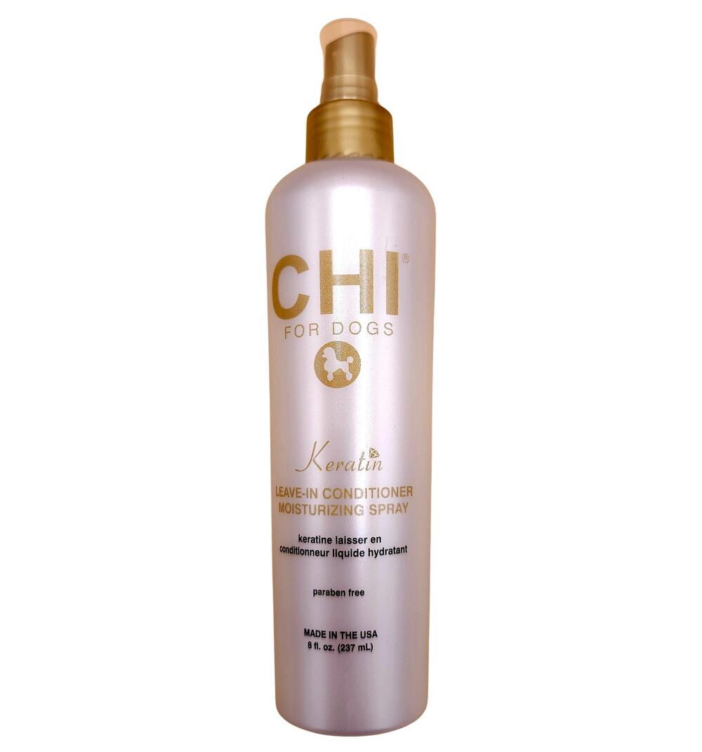 CHI for Dogs Keratin Leave-In Conditioner Moisturizing Spray 8oz pH Balanced